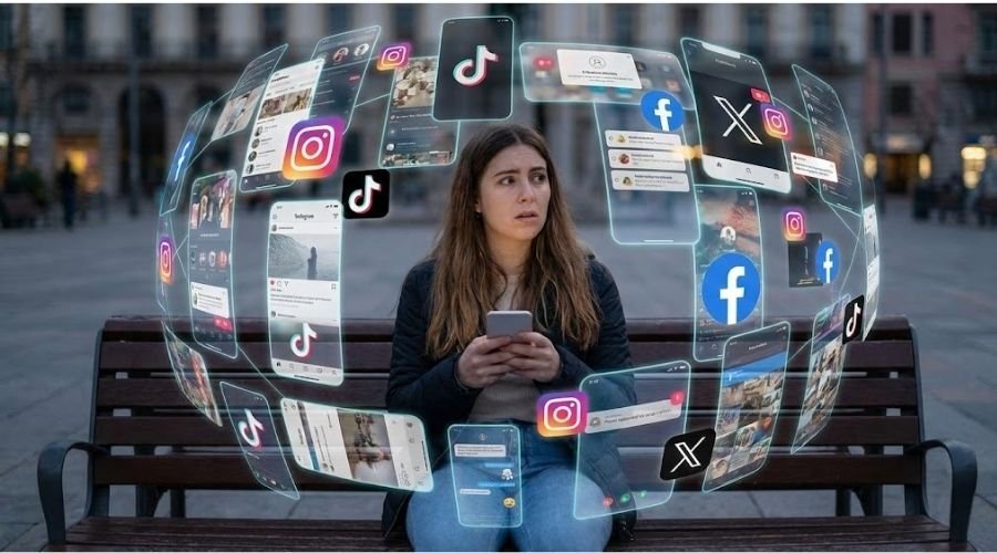 O Impacto das Redes Sociais na Autoestima do Brasileiro no Exterior